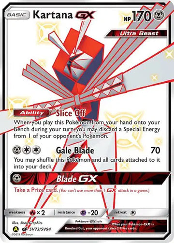 Hidden Fates SV73/SV94 Kartana GX