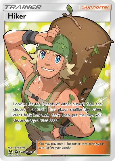 Sun & Moon Hidden Fates SV85/SV94 Hiker