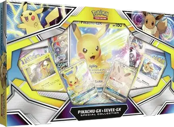 Sun & Moon Cosmic Eclipse Pikachu GX & Eevee GX Special Collection