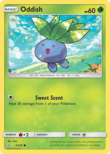Sun & Moon Cosmic Eclipse 2/236 Oddish