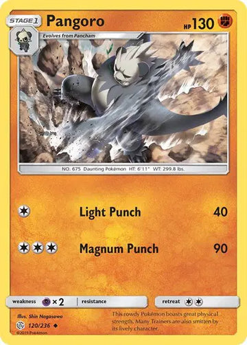 Sun & Moon Cosmic Eclipse 120/236 Pangoro