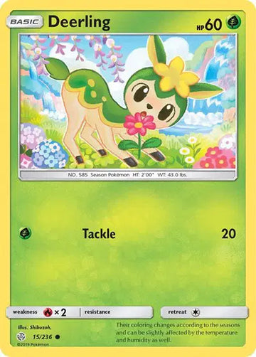 Sun & Moon Cosmic Eclipse 15/236 Deerling