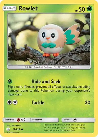 Sun & Moon Cosmic Eclipse 17/236 Rowlet