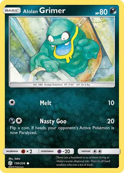 Sun & Moon Cosmic Eclipse 130/236 Alolan Grimer