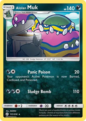 Sun & Moon Cosmic Eclipse 131/236 Alolan Muk