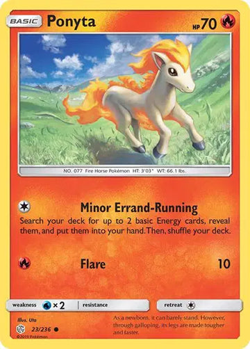 Sun & Moon Cosmic Eclipse 23/236 Ponyta