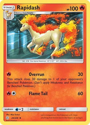 Sun & Moon Cosmic Eclipse 24/236 Rapidash