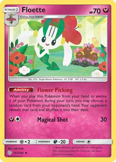 Sun & Moon Cosmic Eclipse  151/236 Floette