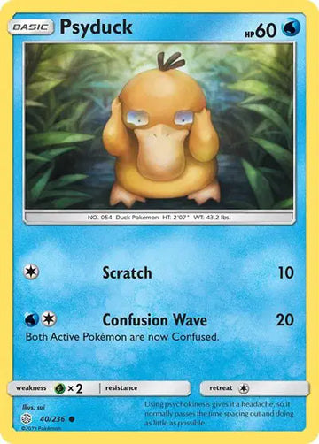 Sun & Moon Cosmic Eclipse  40/236 Psyduck