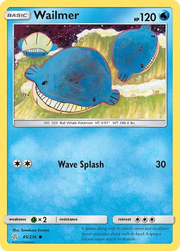 Sun & Moon Cosmic Eclipse  45/236 Wailmer