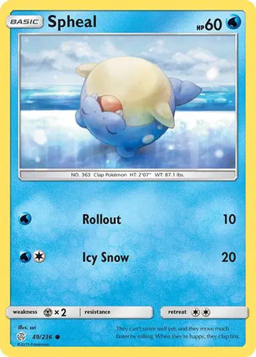 Sun & Moon Cosmic Eclipse 49/236 Spheal