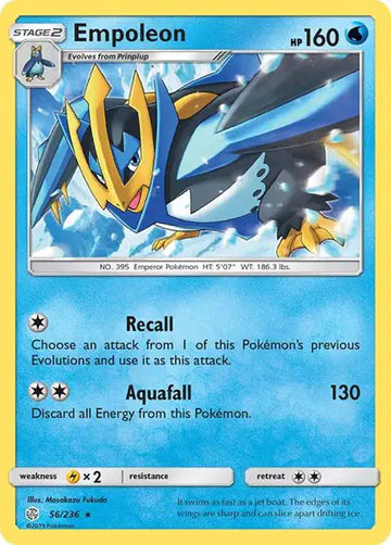 Sun & Moon Cosmic Eclipse  56/236 Empoleon