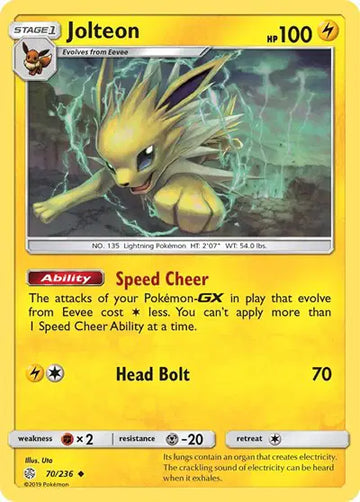 Sun & Moon Cosmic Eclipse  70/236 Jolteon