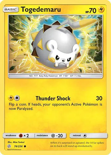 Sun & Moon Cosmic Eclipse 74/236 Togedemaru