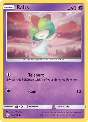 Sun & Moon Cosmic Eclipse  80/236 Ralts