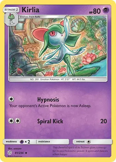 Sun & Moon Cosmic Eclipse 81/236 Kirlia