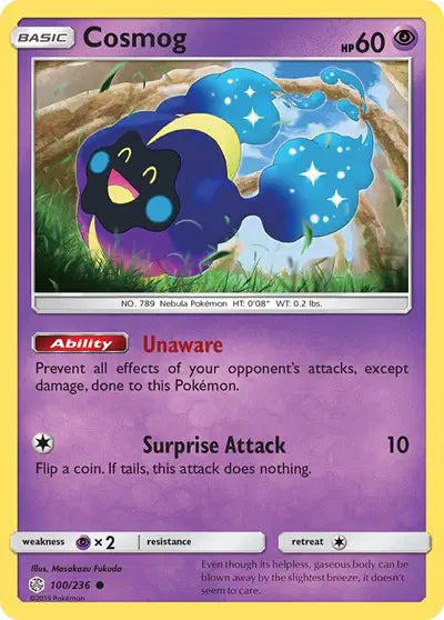 Sun & Moon Cosmic Eclipse  100/236 Cosmog