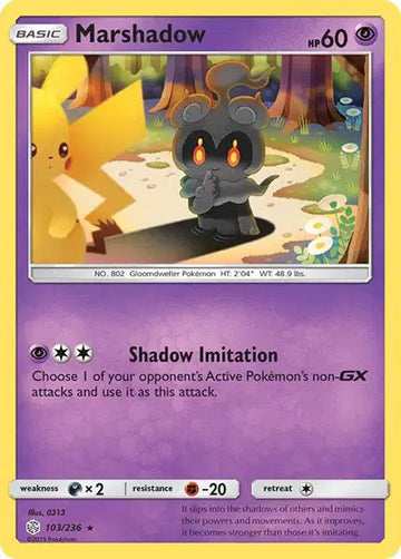 Sun & Moon Cosmic Eclipse  103/236 Marshadow