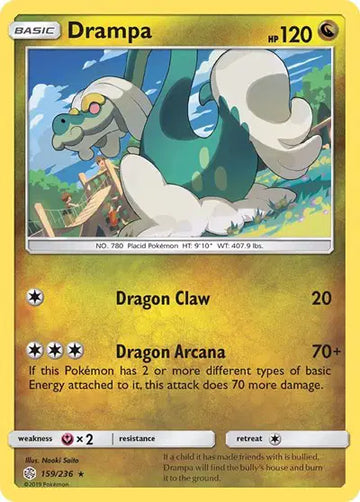 Sun & Moon Cosmic Eclipse 159/236 Drampa