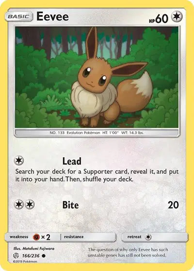 Sun & Moon Cosmic Eclipse 166/236 Eevee
