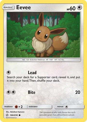 Sun & Moon Cosmic Eclipse 166/236 Eevee