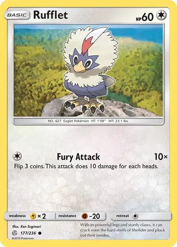 Sun & Moon Cosmic Eclipse 177/236 Rufflet
