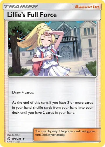 Sun & Moon Cosmic Eclipse 196/236 Lillie's Full Force