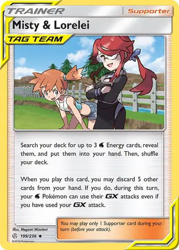 Sun & Moon Cosmic Eclipse  199/236 Misty & Lorelei