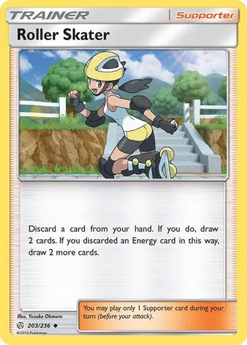 Sun & Moon Cosmic Eclipse 203/236 Roller Skater