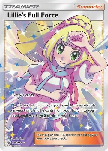 Sun & Moon Cosmic Eclipse 230/236 Lillie's Full Force (Full Art)