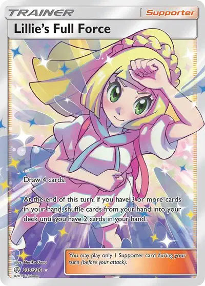 Sun & Moon Cosmic Eclipse 230/236 Lillie's Full Force (Full Art)