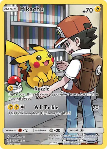 Sun & Moon Cosmic Eclipse 241/236 Pikachu (Secret)