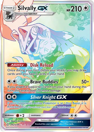 Sun & Moon Cosmic Eclipse 262/236 Silvally GX (Secret)