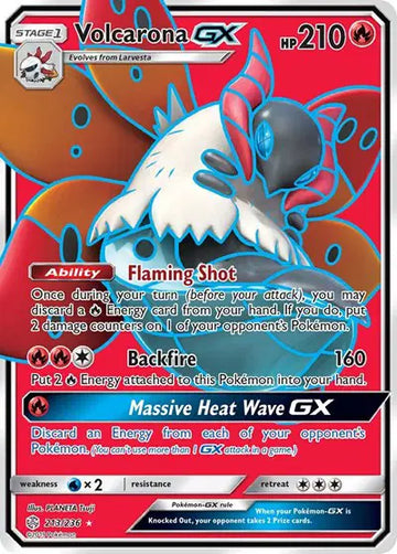 Sun & Moon Cosmic Eclipse  213/236 Volcarona GX (Full Art)