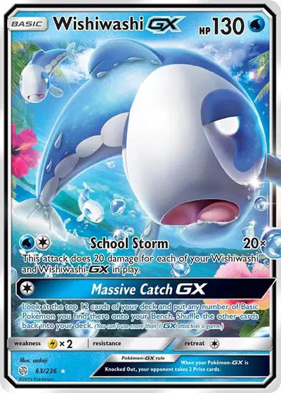 Sun & Moon Cosmic Eclipse 63/236 Wishiwashi GX