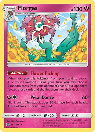Sun & Moon Cosmic Eclipse 152/236 Florges