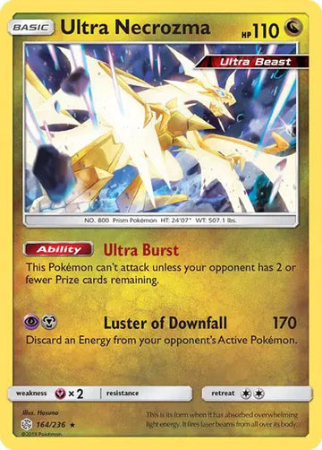 Sun & Moon Cosmic Eclipse  164/236 Ultra Necrozma