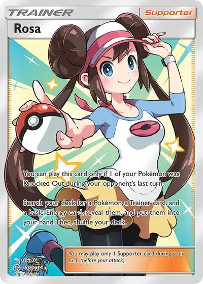 Sun & Moon Cosmic Eclipse 236/236 Rosa (Full Art)