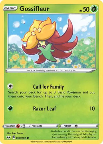 Sword & Shield Base set  020/202 Gossifleur
