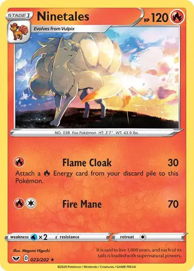 Sword & Shield Base set  023/202 Ninetales