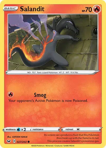 Sword & Shield Base set 027/202 Salandit