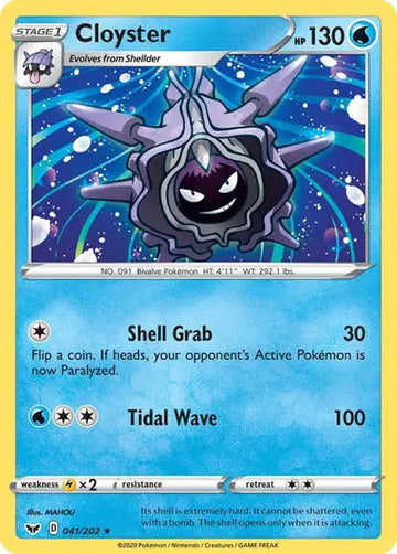 Sword & Shield Base set  041/202 Cloyster