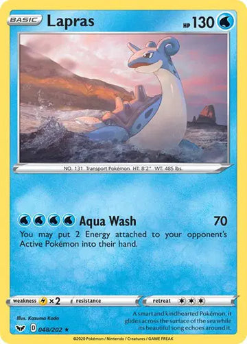 Sword & Shield Base Set  048/202 Lapras