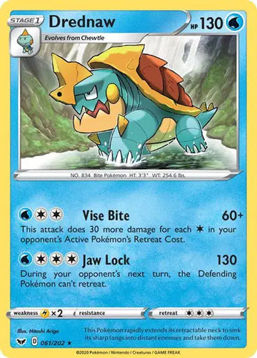 Sword & Shield Base Set 061/202 Drednaw