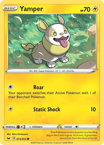 Sword & Shield Base Set 073/202 Yamper (073)