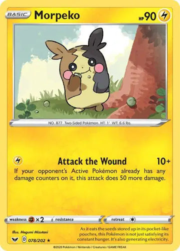 Sword & Shield Base set 078/202 Morpeko