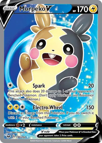 Sword & Shield Base set 190/202 Morpeko V (Full Art)