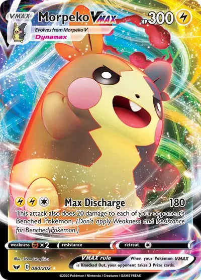 Sword & Shield Base set 080/202 Morpeko VMAX