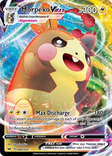 Sword & Shield Base set 080/202 Morpeko VMAX