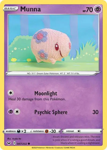 Sword & Shield Base set 087/202 Munna